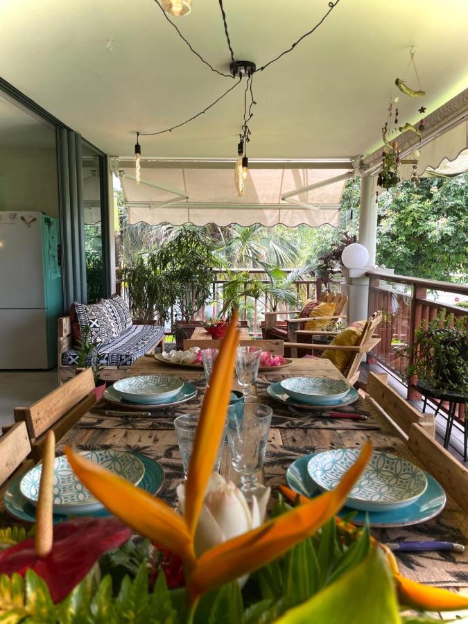 Vaiava Beach Carlton- Tahiti - Beachfront Luxury Residence & Pool - 4 Pers Punaauia  Ngoại thất bức ảnh